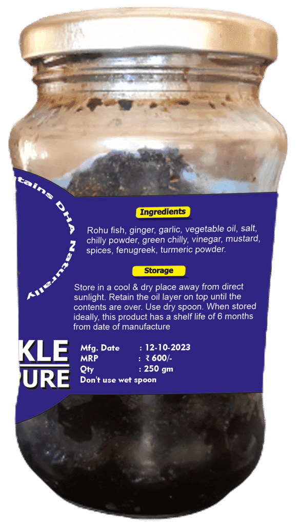 AgrOrganic Himalayan Rohu Fish Pickle | 250 gm view 2