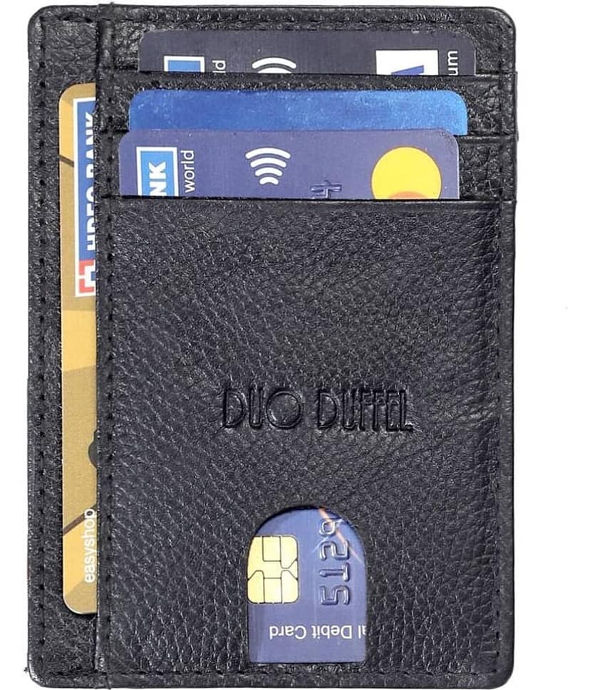 DUO DUFFEL Leather Unisex Card Holder ( Pack of 1 ) view 2