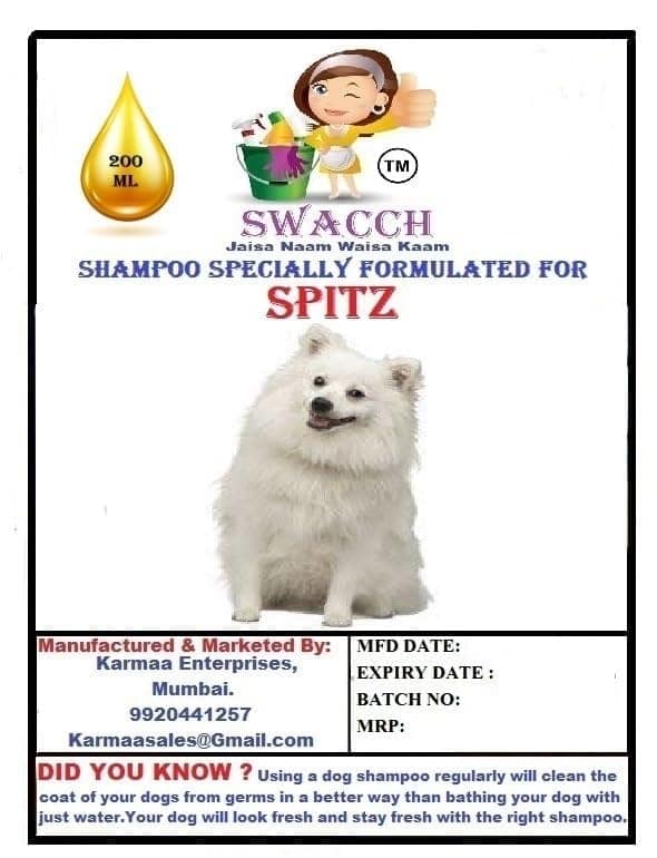 SWACCH Premium Shampoo for Spitz (200ML) Lavender view 2