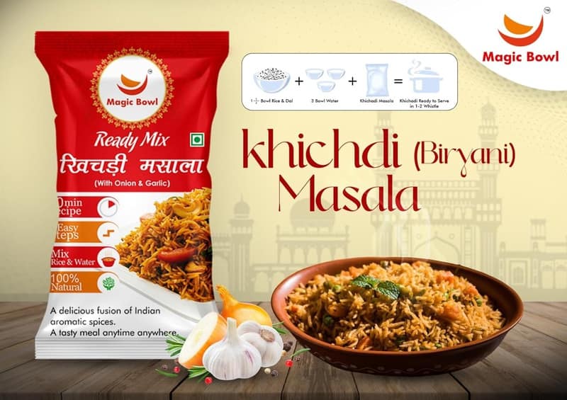 Magic Bowl Khichadi Masala (18g) | Ready to Cook Spice Mix | Comfort Food Seasoning view 2