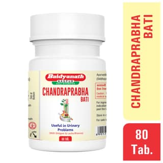 Baidyanath Chandraprabha Bati 80 Tab