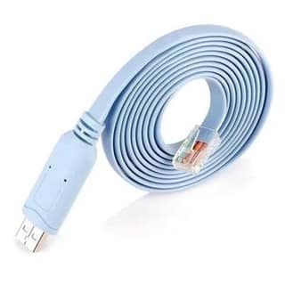Rj-45 to USB 2.0 Male Console Cable, Debug Line, Compatible with Cisco, Routers/Switches for Laptop in Windows, Mac, Linux-1.8mfor Laptop in Windows, Mac, Linux