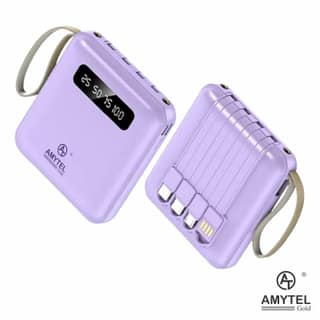 AMYTEL 10000 mAh Power Bank (18 W, Power Delivery 2.0, Power Delivery 3.0, Quick Charge 2.0, Quick Charge 3.0) (BLACK, Lithium-ion)