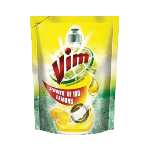 Vim Dishwash Gel Liquid Lemon 500ml