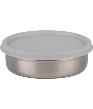 Generic Stainless Steel Multi-Purpose Round Food Container 200ml, Pink, (2U)