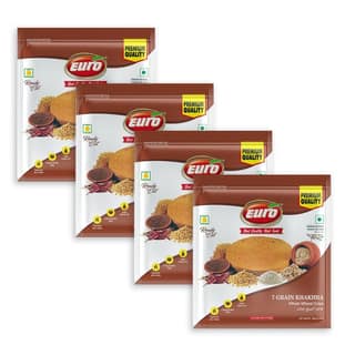 Euro 7 Grain Whole Wheat Khakhra (Pack of 4)