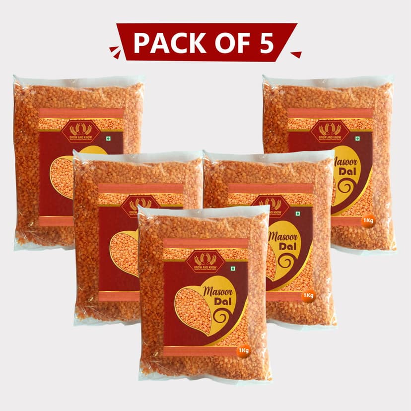 Masoor Dal (Pack of 5)