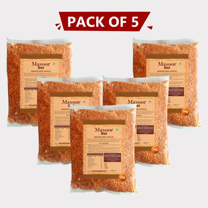 Masoor Dal (Pack of 5) view 2