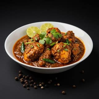 Pepper Chicken (semi Gravy)