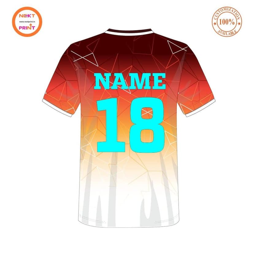 Next Print Men's Cricket Sports Jerseys Printed with Team Name, Name & Number | Men's Cricket T-Shirts Printed with Your Name | Cricket Shirts Printed with Your Name 1164674359 view 2