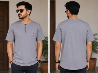 Mens Fancy T-Shirt-Half Sleeve-40