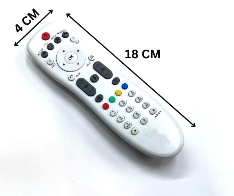 V3Deals Compatible Videocon New Model D2H Remote Original HD Box Set Top Box (Non Voice | Not RF) Exactly Same Remote Will Work Only - Please Match The Image with Your Old Product (Videocon D2H New) view 2