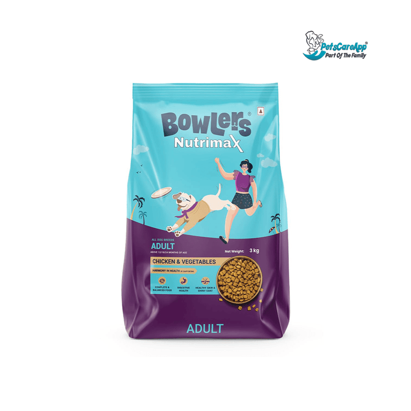 Bowlers Nutrimax Adult Dry Dog Food Chicken & Vegetables