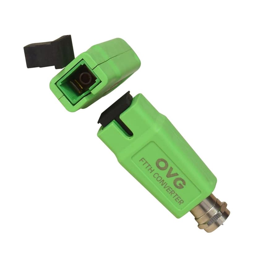 OVG FTTH converter (Pack of 2) optical receiver mini node for direct connecting set top box view 2