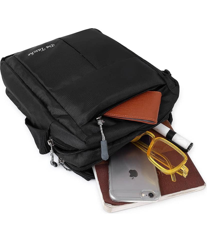Da Tasche DD SLing Polyester Black Passport Holder view 2