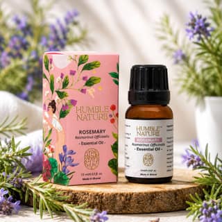 Humble Nature Rosemary Essential Oil 15 ml | Steam Distilled Natural Plant Extract | Aromatherapy, Diffuser, Massage, Hair Care & Skin Care | Premium Essential Oil