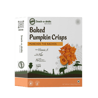 Snack O aholic Baked Pumpkin Crisps - 100g