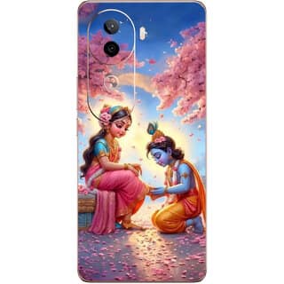 Yug Emporium Back Skin Wrap For iQOO Z9s 5G Premium Quality Full Coverage (3D Cute Radhe) (Back Cover Multicolor)