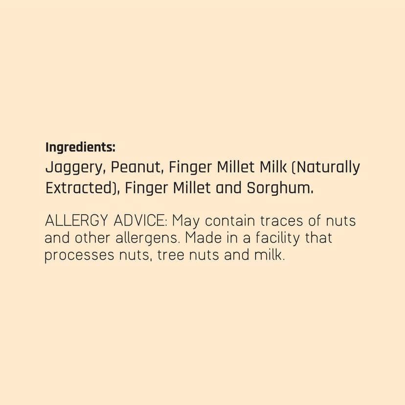 Kiru Millet Chikki Bar | Pack of 10 | Peanut Chikki Bar | Millet Bars | Peanut Bar | Millet Snack | Gluten Free | Healthy Bars | Chikki | Nutritious Chikki | Healthy Snacks view 2