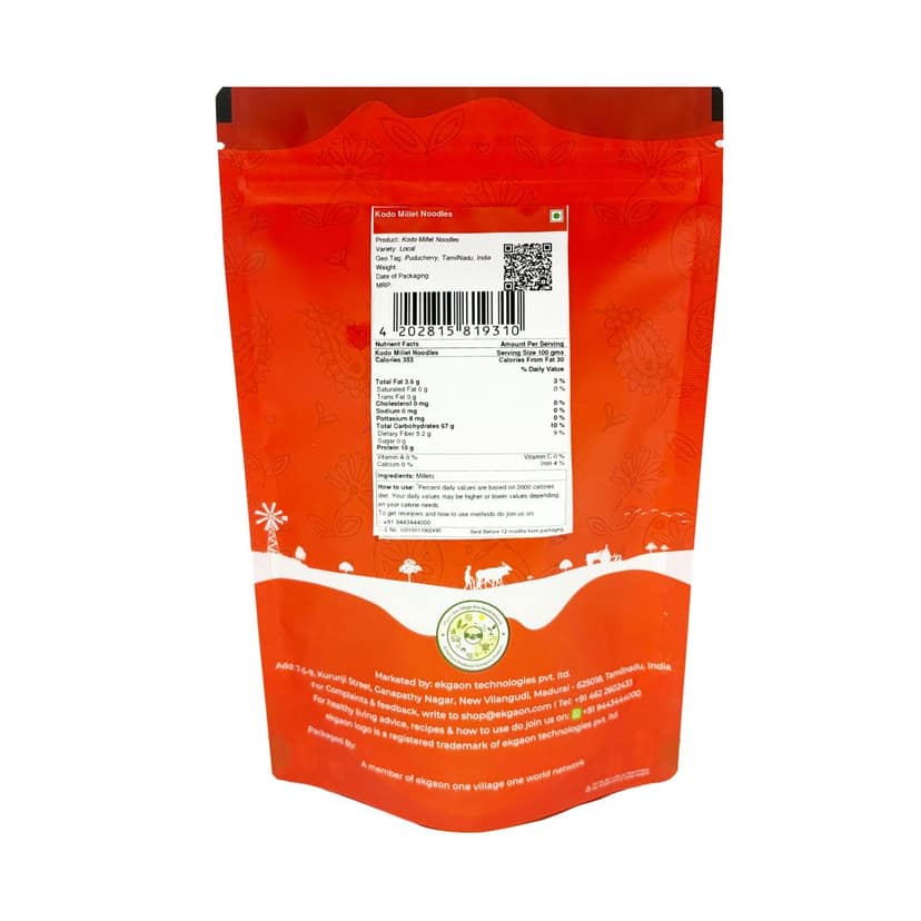 Kodo Millet Noodles 200gm view 2