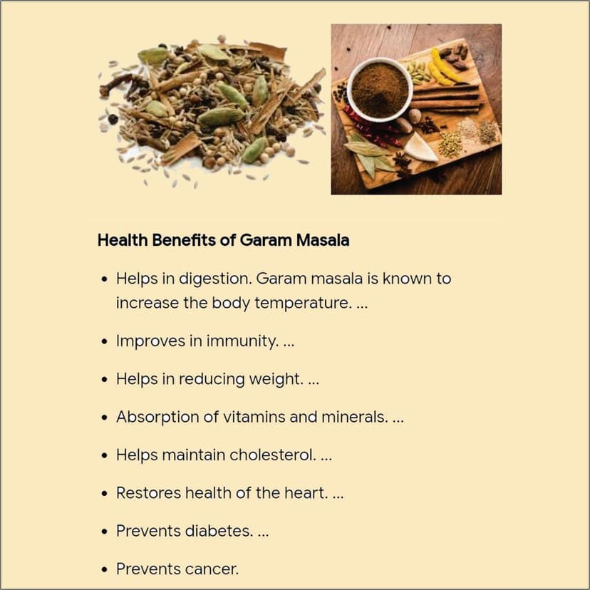 Garam masala /Garam masala powder |No onion and No garlic | it is the mixture of 18 whole spices | (100Gms) view 2