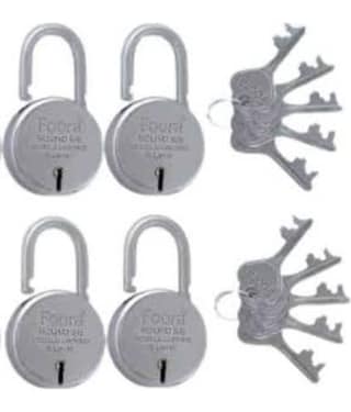 Adison 28 mm padlock buy 2 and get 1 free (3 locks ) each with 3 keys small locks for luggages and suitcases