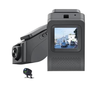 AUSHA 4G LTE Dual Dash Camera | Full HD 1080P, GPS Tracking, Night Vision & Parking Monitor