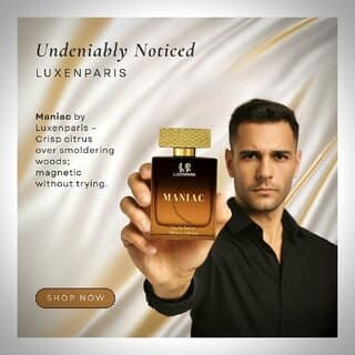 LUXENPARIS Maniac Eau de Parfum 100 ml Citrus-Woody Luxury Perfume Long- Lasting EDP Unisex view 2