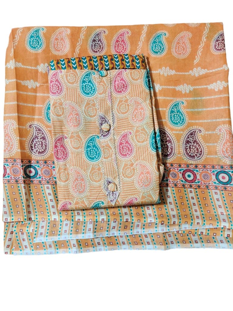 Women's Cotton Dress Material (Unstitched Salwar Suit) view 2