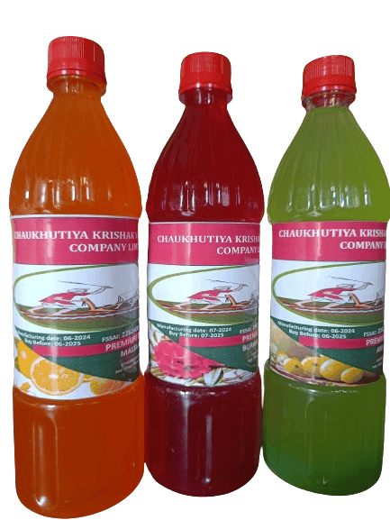 "Pack of 3 - Malta Juice 750ml, Buransh Juice 750ml., Amla Juice 700ml. view 2