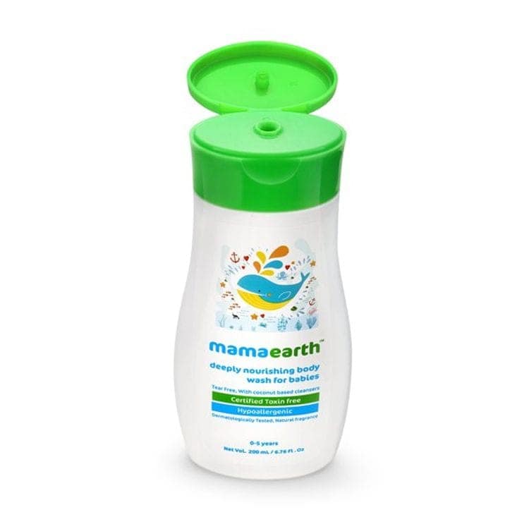 Mamaearth Deeply Nourishing Body Wash For Babies (200ml) view 2
