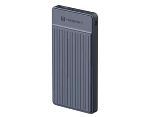 Portronics Luxcell B12 with Micro & Type C input USB Output Port, Micro & Type C Input Port, LED Battery Indicator, Compact and Lightweight - Gray