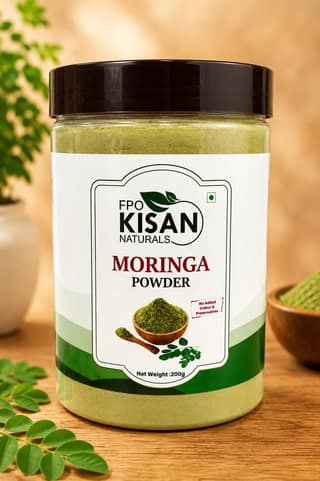FPO Kisan Naturals Moringa Powder
