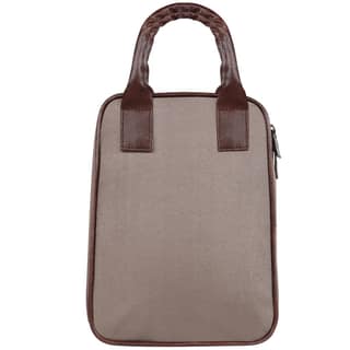 Mink Grey Marvel: PVC Coated Matty Insulated Tiffin Bag/Lunch Bag (TB06)