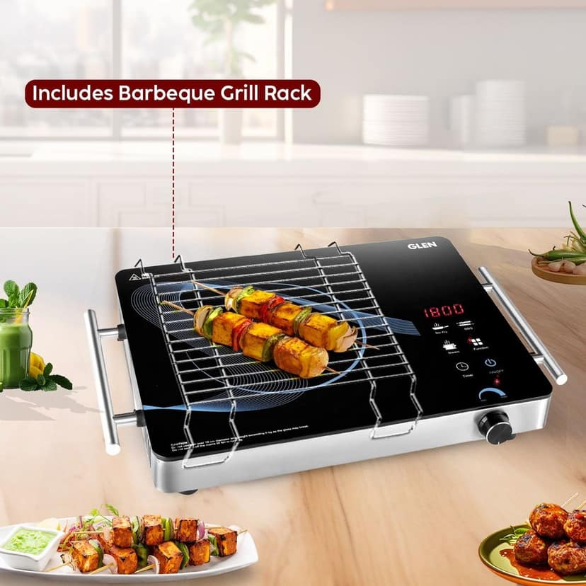Infrared Cooktop with 3 Preset Cooking Functions 2000W- SA-3075IR view 2