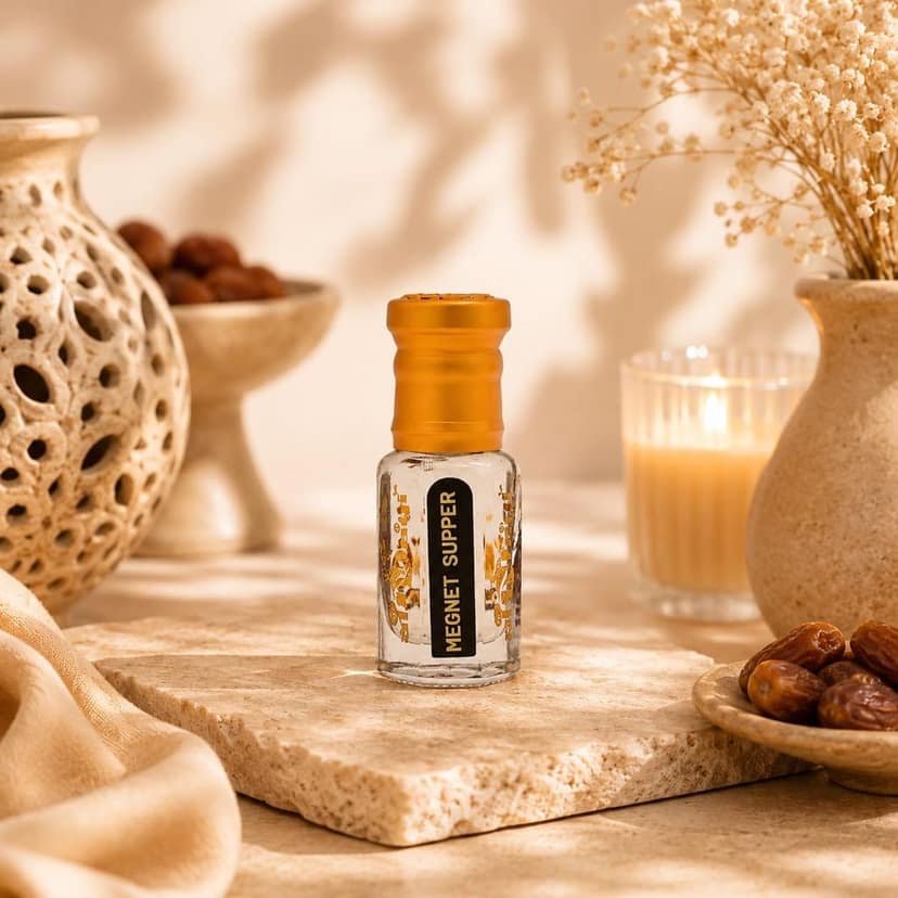 alnaqi fragrances Megnet Supper 6ml - Irresistible Spicy-Sweet Attar, Alcohol Free Amber-Vanilla-Oil, Long Lasting Captivating-Ittar, Premium Men-Scent view 2