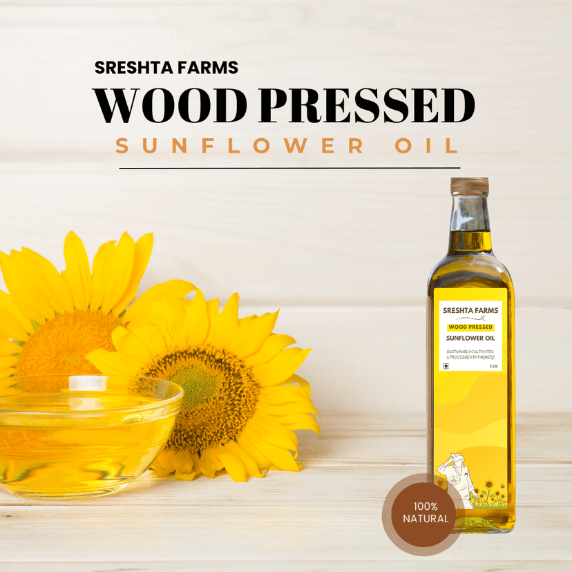 Sreshta Farms Wood Pressed Sunflower Oil