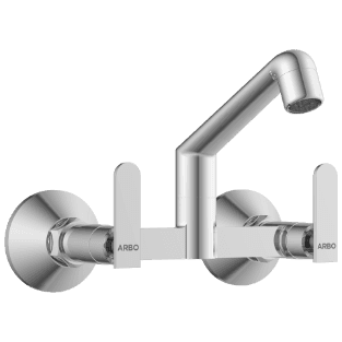 IX-2813 Sink Mixer With Swinging Spout With Connecting Legs With Wall Flange (Wall Mounted Model) view 2