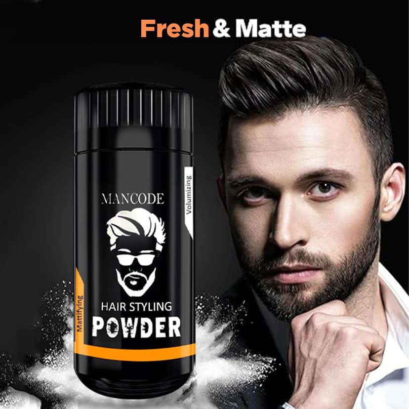 Hair Styling Powder 20gm | Instant Volume Hair Powder Wax for Men view 2