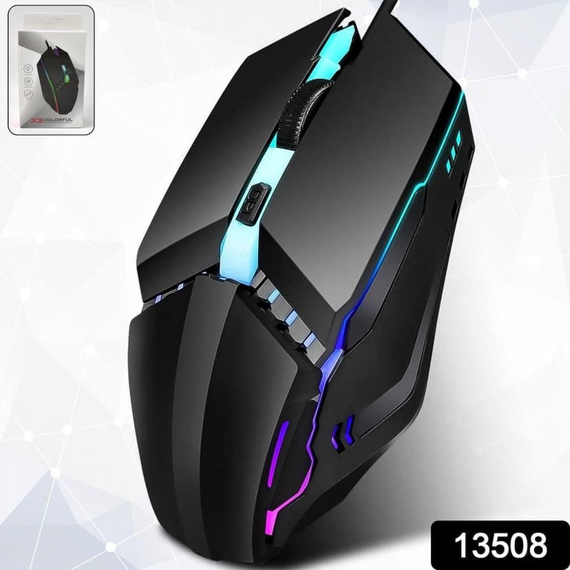 USB Wired Mouse, Ergonomic Design Gaming Mouse (1 Pc) view 2