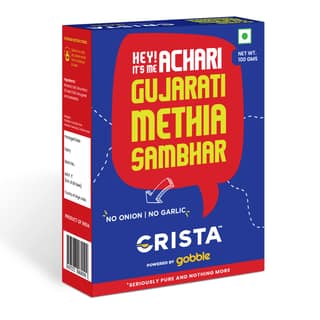CRISTA Achari Gujarati Methia Sambhar, 100 gm