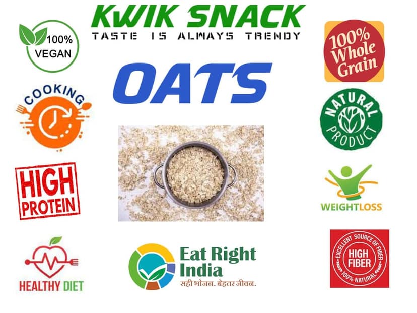 COMBO PACK OF 2 QUICK OATS & 2 MASALA OATS (400 GM EACH) view 2