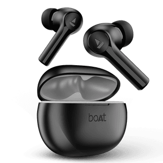 boAt Airdopes Supreme | Wireless Earbuds with 50 Hours Playback, AI ENx™ with Wind Noise Reduction, Cinematic Spatial Audio Classic Black