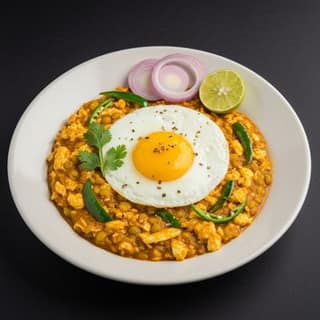 Egg Tadka Half Plate