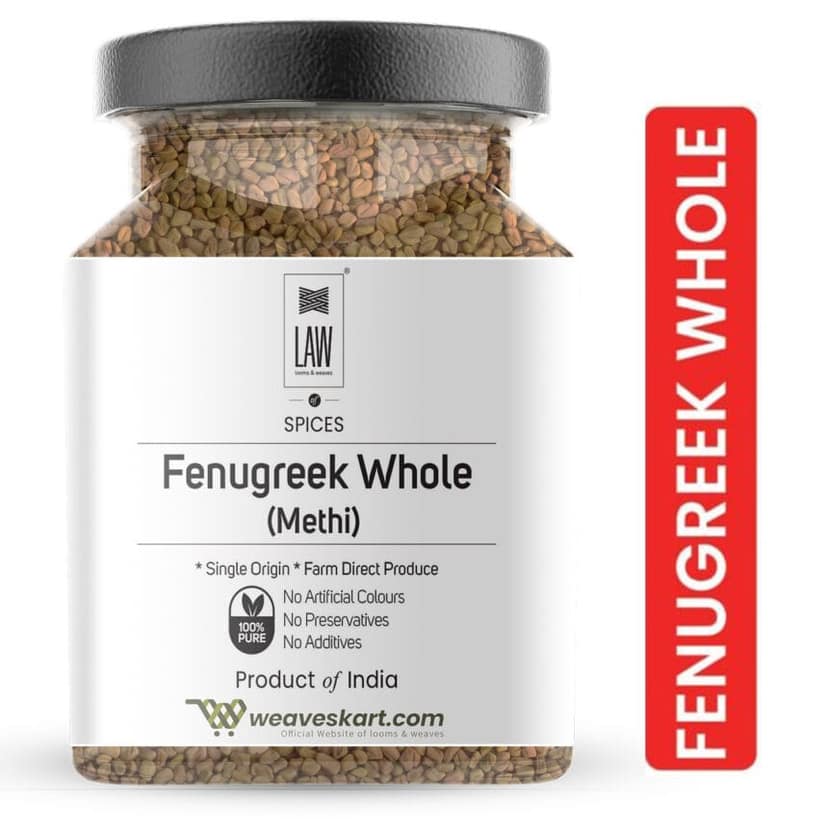 Premium Fenugreek Whole/Methi Whole – 100 gm (Single Origin, Farm Direct Produce, Organically Grown & Made in small batches) view 2