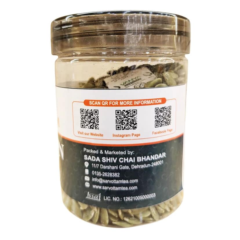 Sarvottam Pumpkin Seeds Box 250g | Premium Raw Pepita Seeds | Rich in Protein, Magnesium & Zinc | Superfood for Immunity, Heart Health & Weight Management view 2