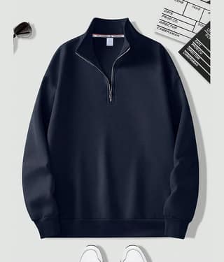 fashion and youth Fleece High Neck Men's Sweatshirt - Beige ( Pack of 1 )