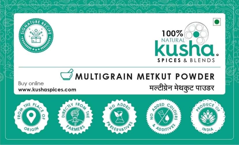 Kusha Spices Multigrain Metkut Powder view 2