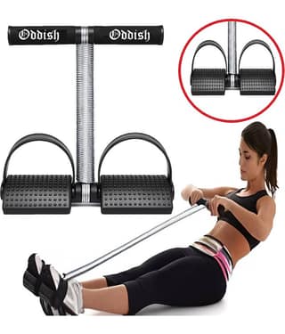 ODDISHÂ® Tummy Trimmer Single Spring Abdominal ABS Exerciser Body Toner-Fat Buster Oblique Workout Love Handles Perfect Waist Trimmer Home Gym Equipment for Men and Women