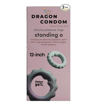 Imported Drag-on Plus Condom for Men (12 Inch) | Ultra-Thin & Comfortable | Premium Quality | Smooth Fit | Natural Feel | Individually Packed